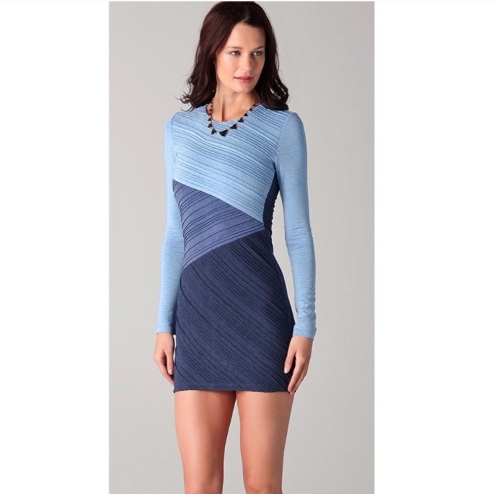 Torn by Ronny Kobo Tara Pleated Dress XS